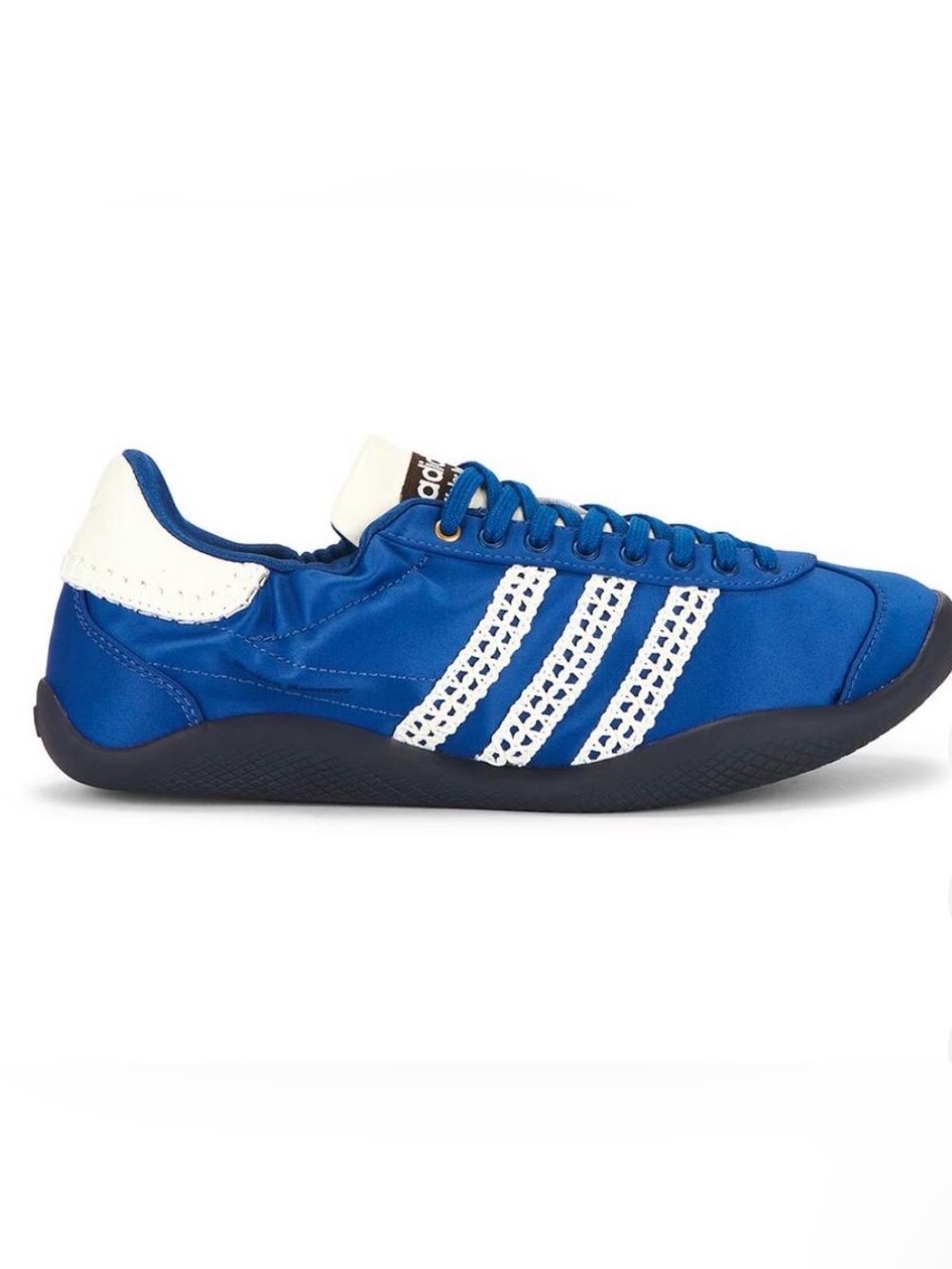 adidas Wales Bonner Blue & White Low-Profile Sneakers
